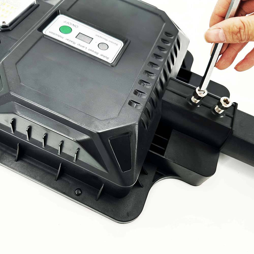 2000W Commercial Solar Street Lights Outdoor Dusk to Dawn Super Bright Aluminium