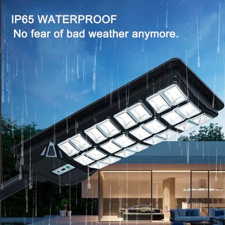 2000W Commercial Solar Street Lights Outdoor Dusk to Dawn Super Bright Aluminium